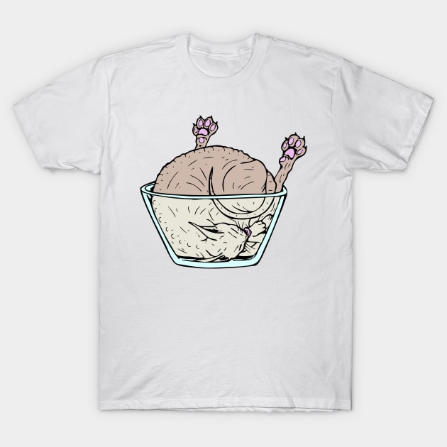 Defrosting a Chicken T-Shirt by deancoledesign